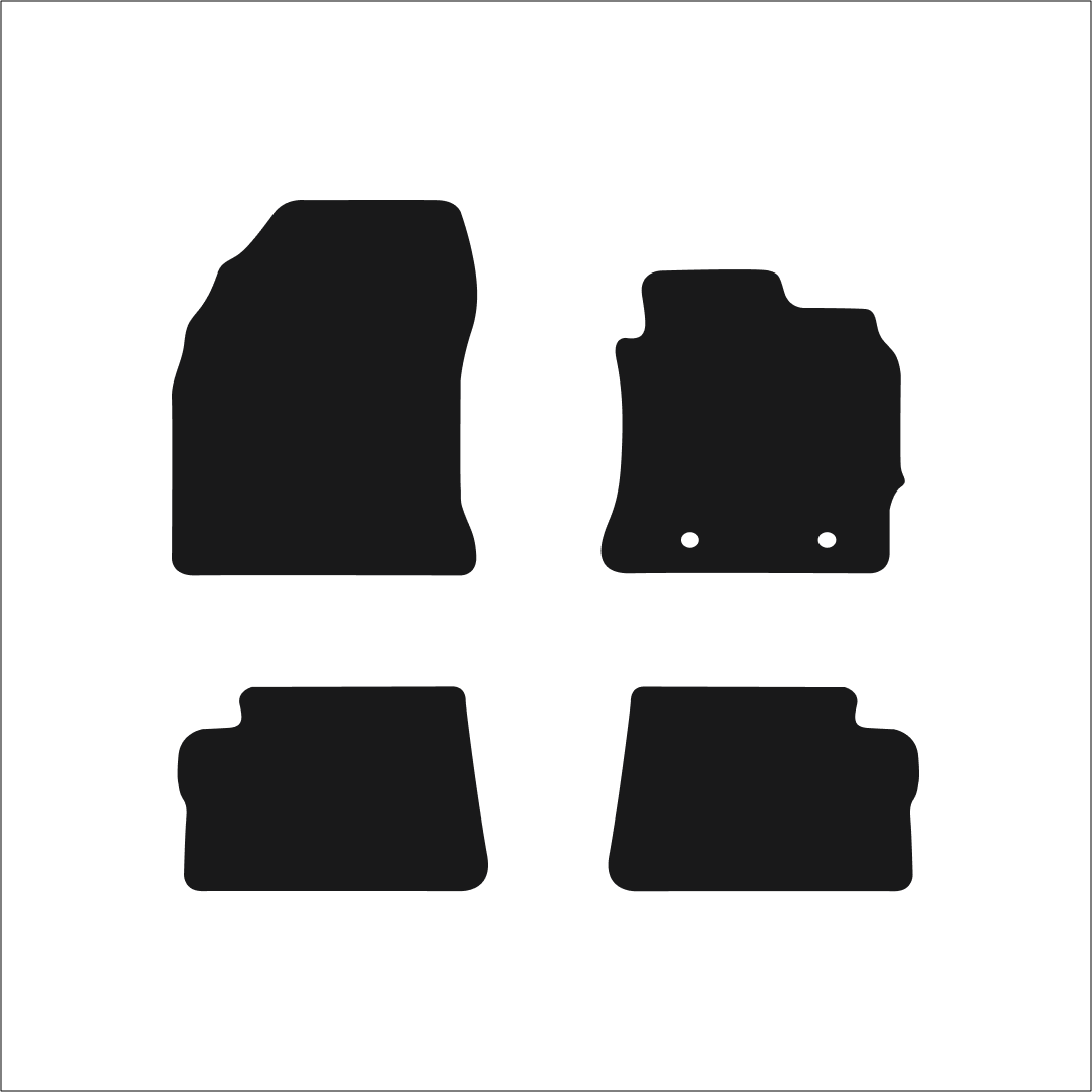 Toyota Auris (2013-2019) Car Mats Mat Shape