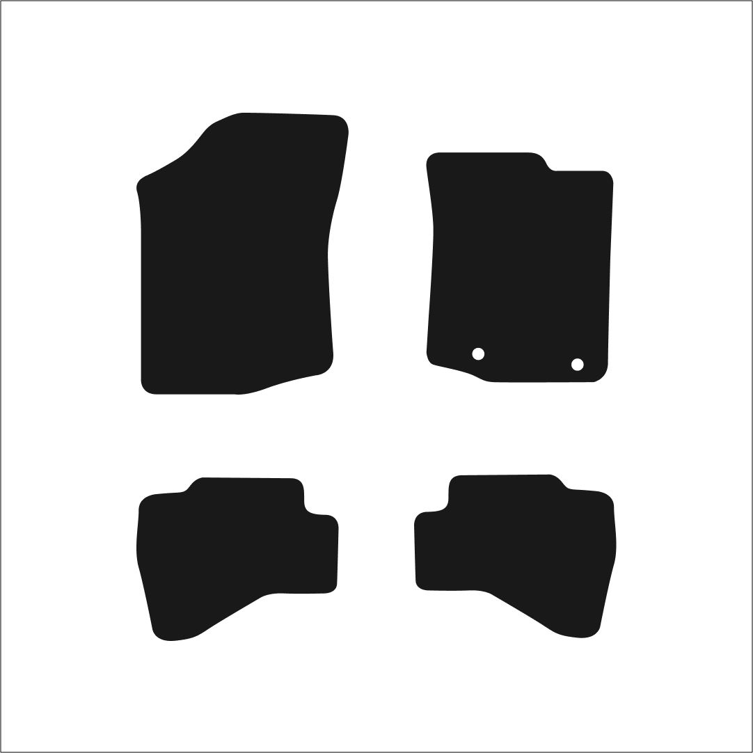 Toyota Aygo (2014-2022) Car Mats Mat Shape