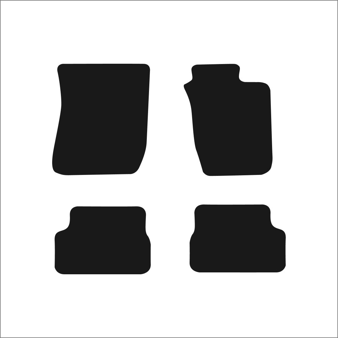 Toyota Celica (1994-1999) Car Mats Mat Shape