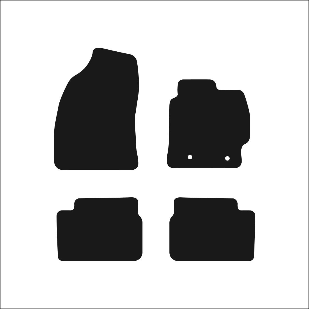 Toyota Corolla (2006-2013) Car Mats Mat Shape