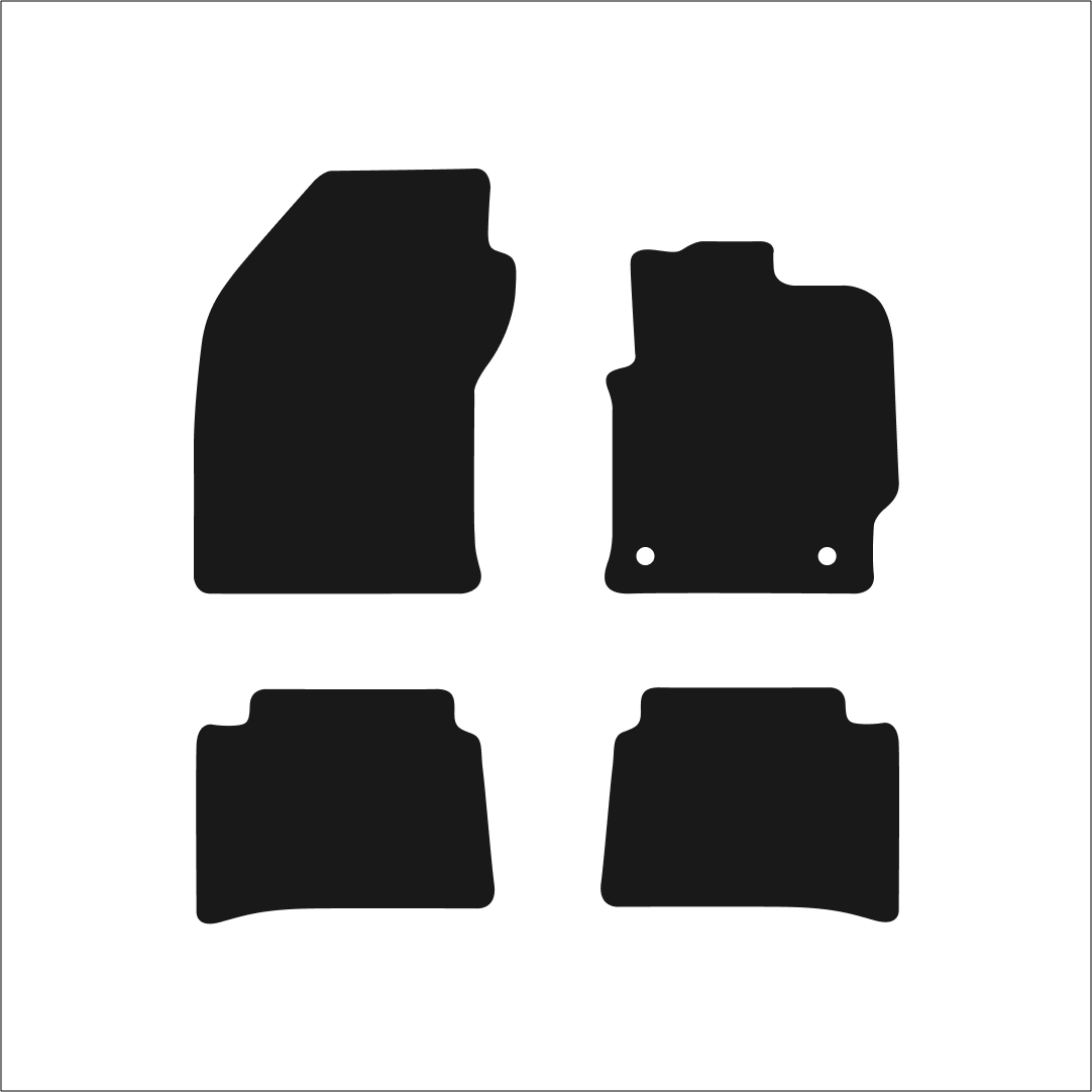 Toyota Corolla Hybrid Estate (2019-2024) Car Mats Mat Shape