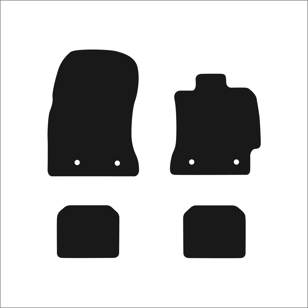 Toyota GT86 (2012-2024) Car Mats Mat Shape