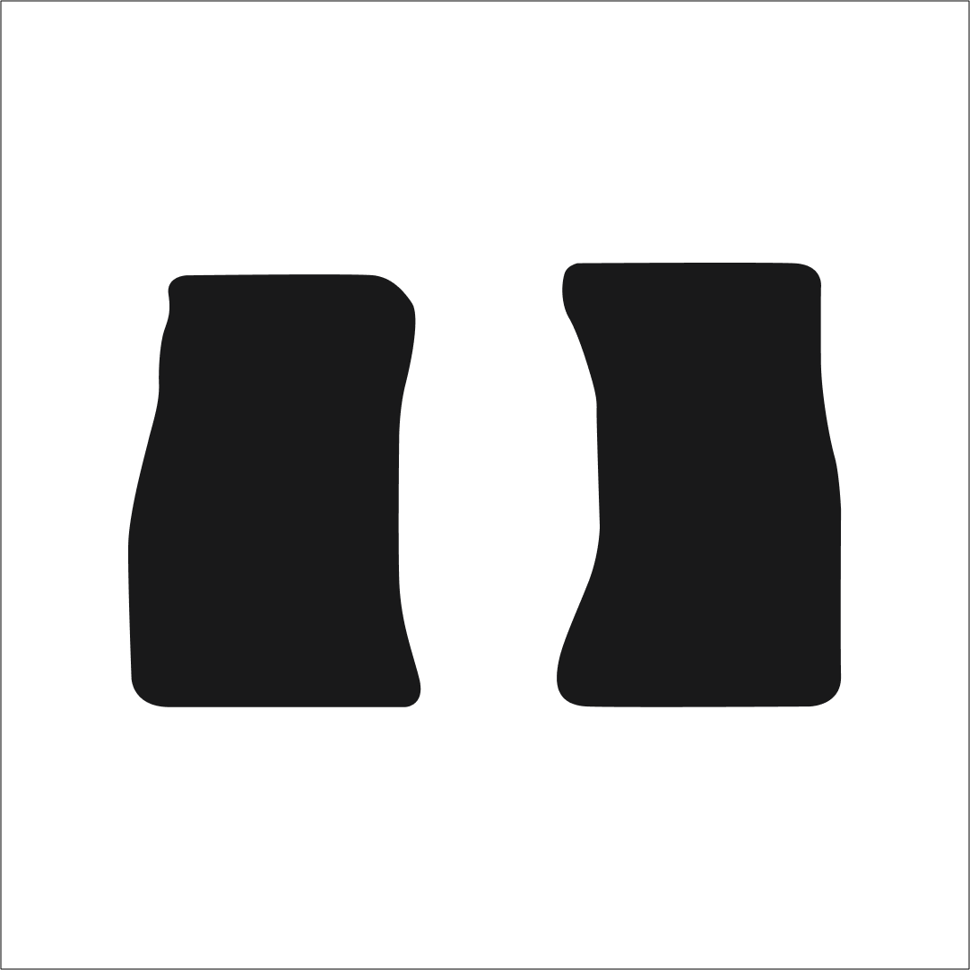 Toyota Hilux Single Cab  (1997-2005) Car Mats Mat Shape