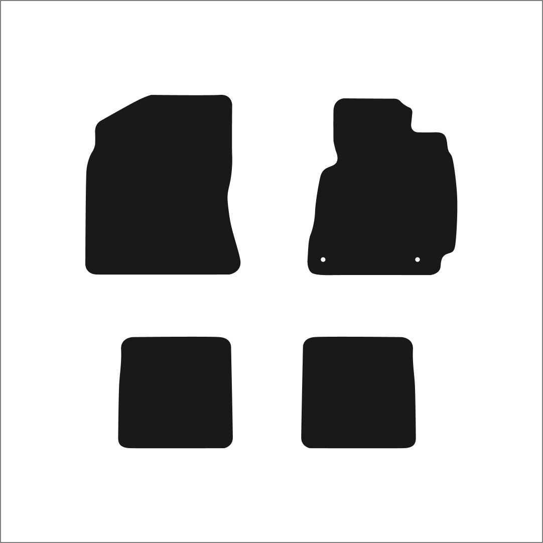 Toyota Rav4 (2002-2006) Car Mats Mat Shape