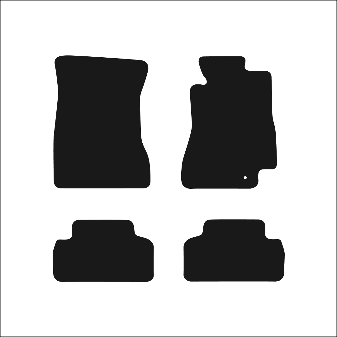 Toyota Supra (1993-1998) Car Mats Mat Shape