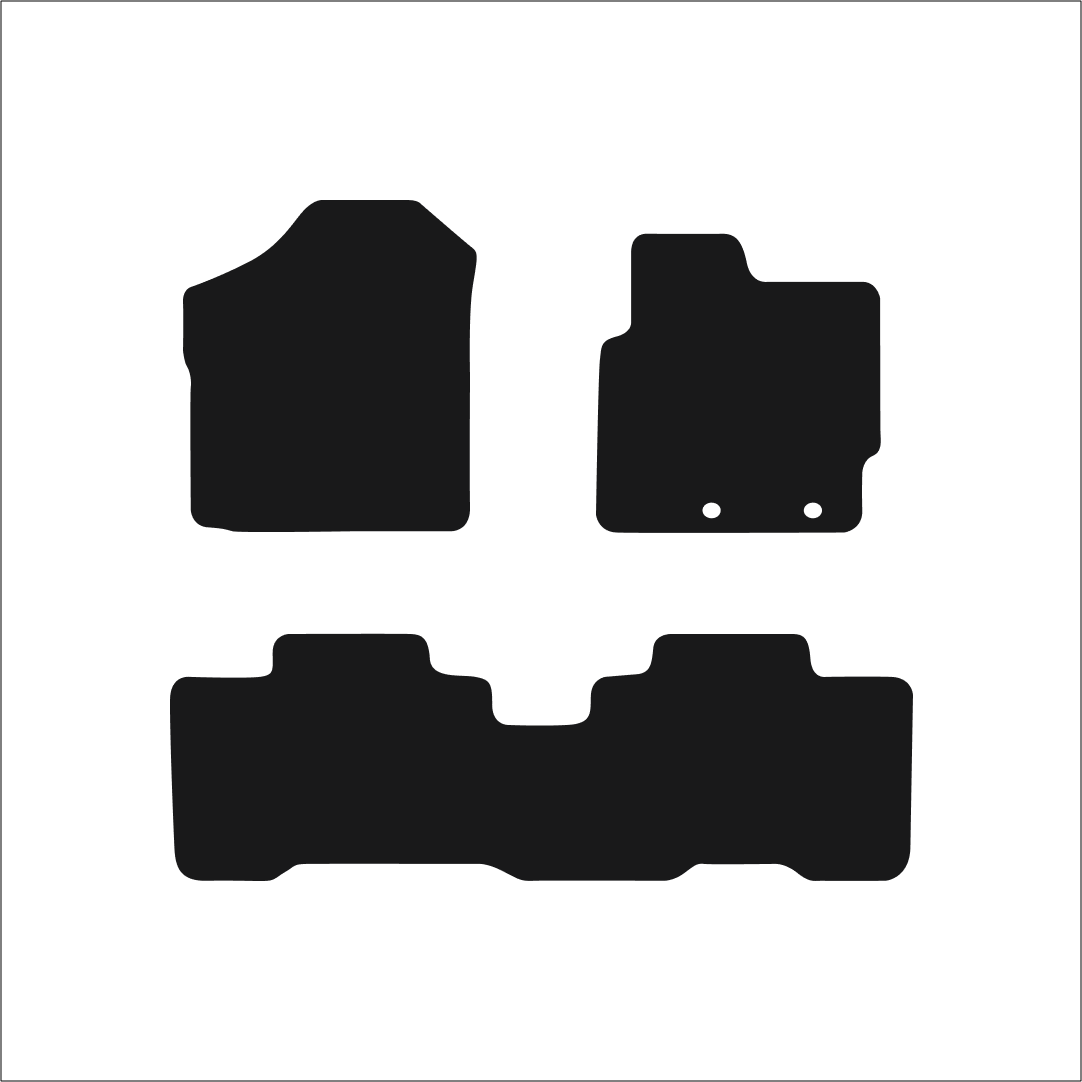 Toyota Verso S (2011-2013) Car Mats Mat Shape