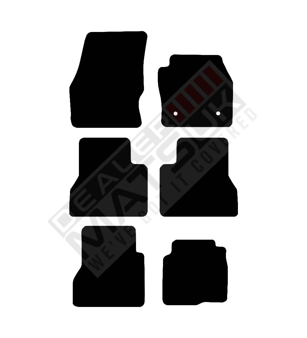 Ford Grand Tourneo Connect Minibus (2016-2018) Van Mat (Rear) Mat Shape