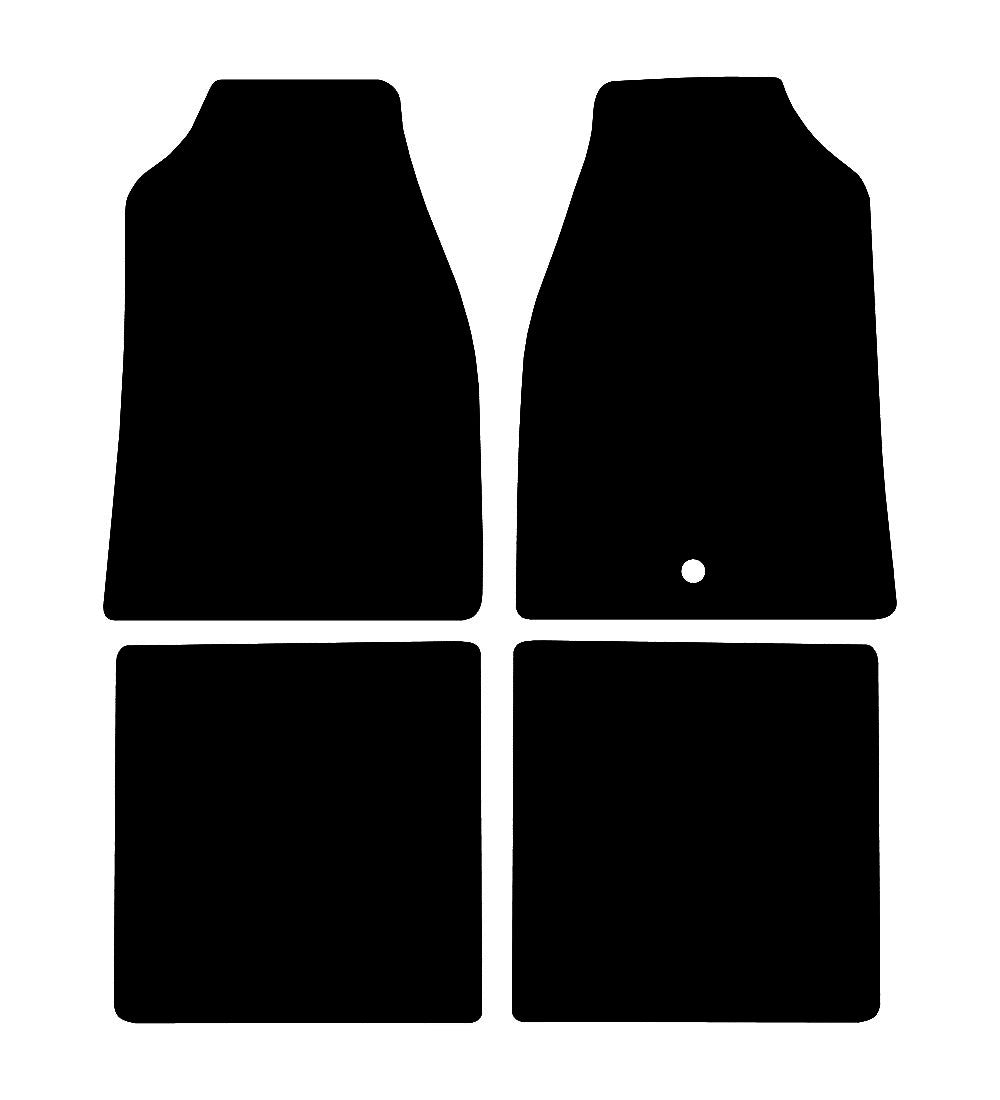 Ford Escort MK2 (1975-1980) Car Mats Mat Shape