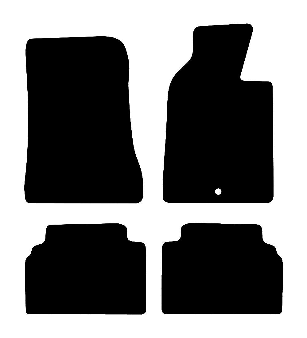 BMW 5 Series E34 (1988-1997) Car Mats Mat Shape