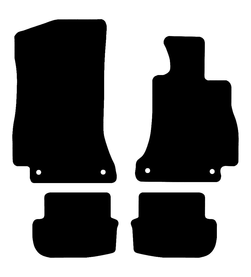 Mercedes GLE Coupe (2019-2024) Car Mats Mat Shape