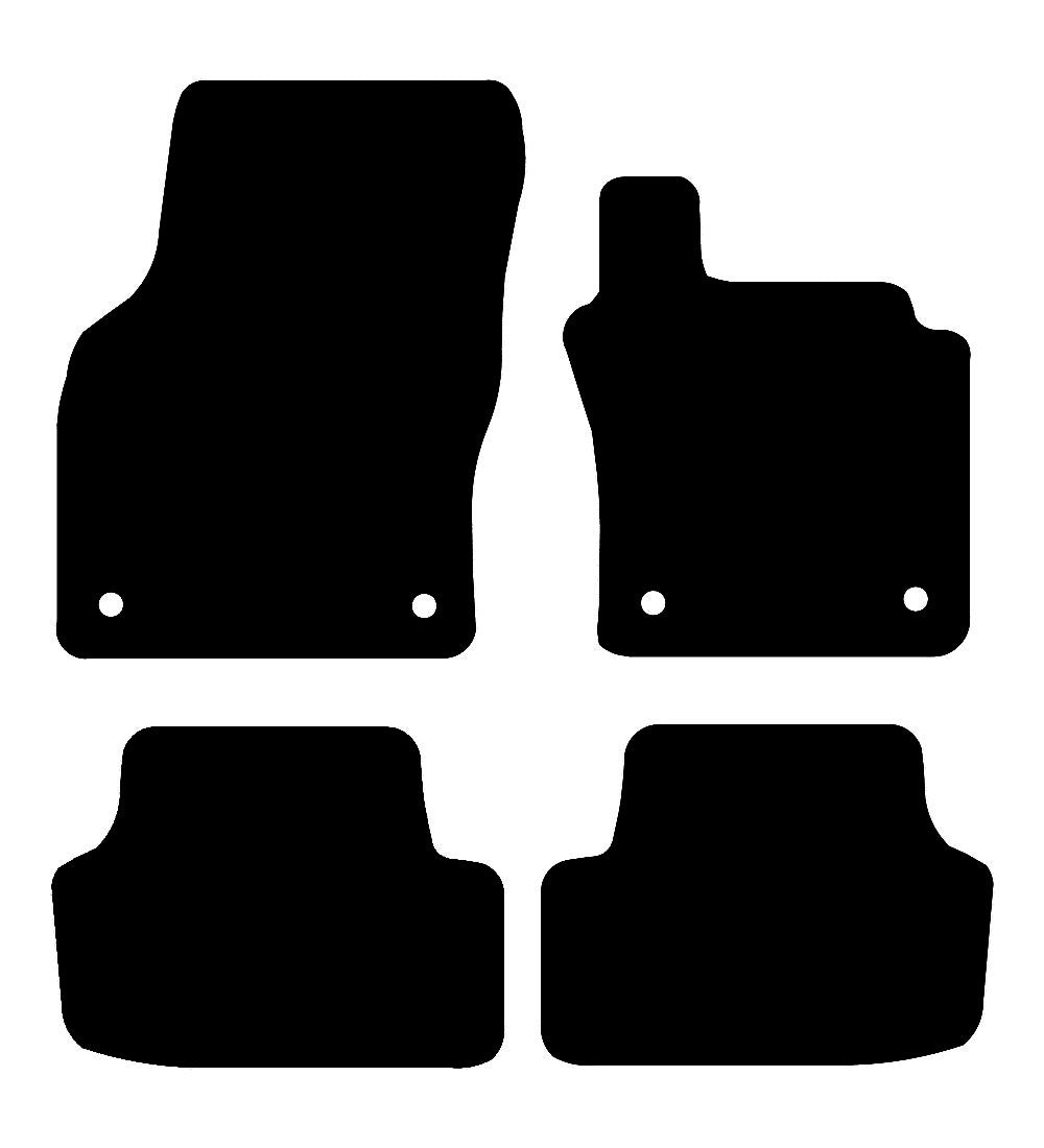 Volkswagen T-Roc (2017-2026) Car Mats Mat Shape