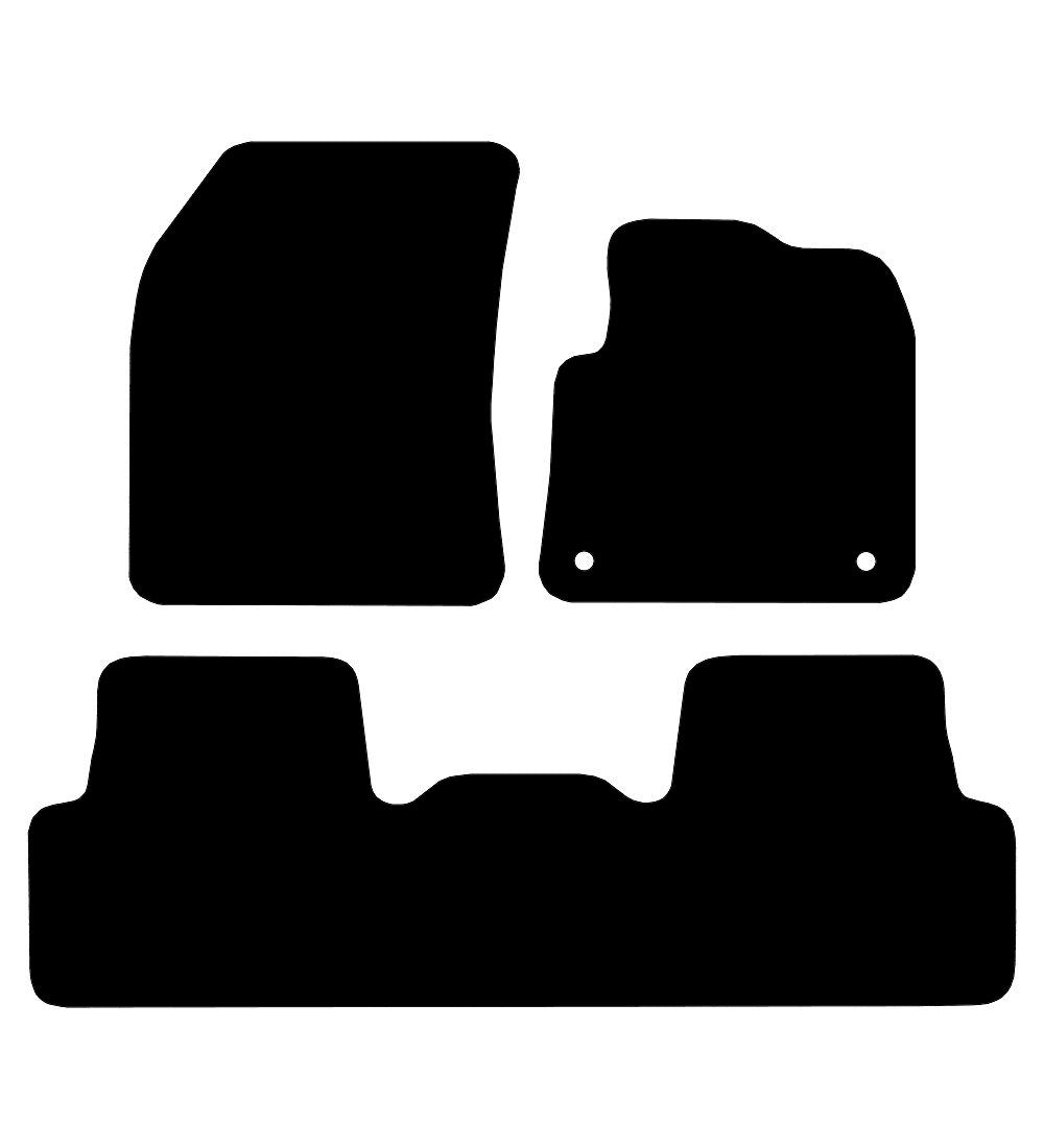 Citroen C5 Aircross (2019-2025) Car Mats Mat Shape