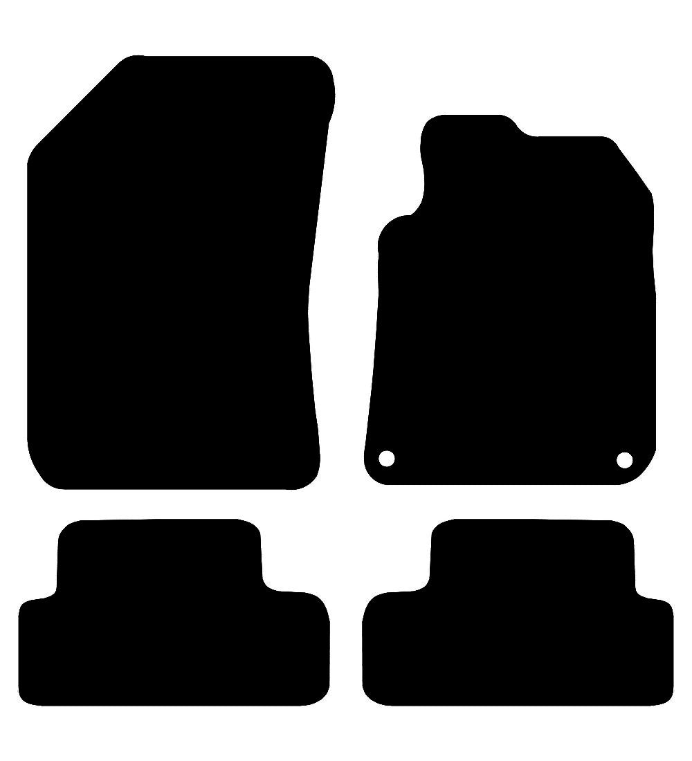 Peugeot 308 (2014-2021) Car Mats Mat Shape