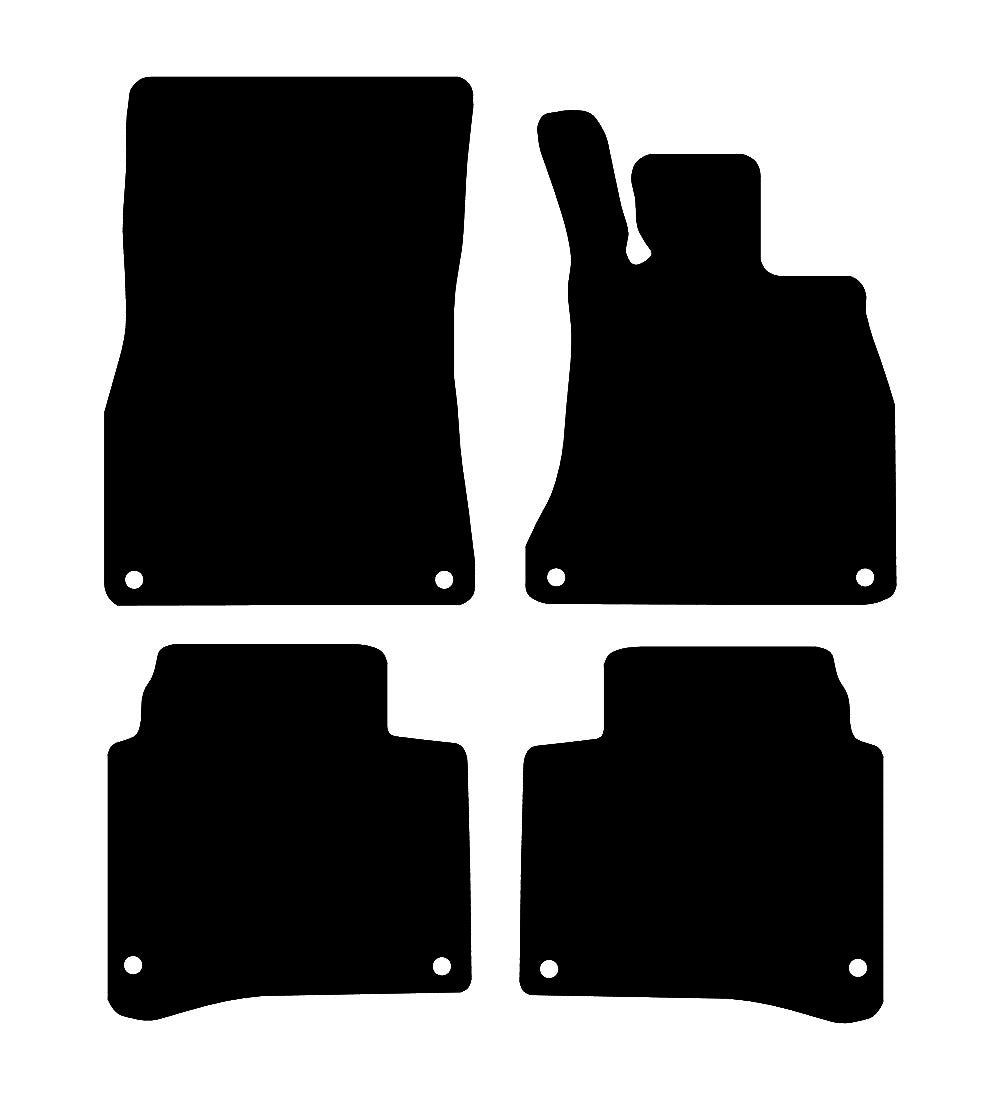 Mercedes V-Class (2014-2022) Rear Van Mats Mat Shape