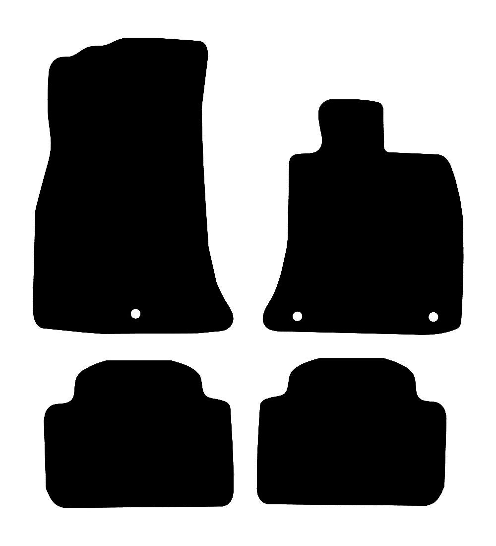 Kia Stinger (2017-2025) Car Mats Mat Shape