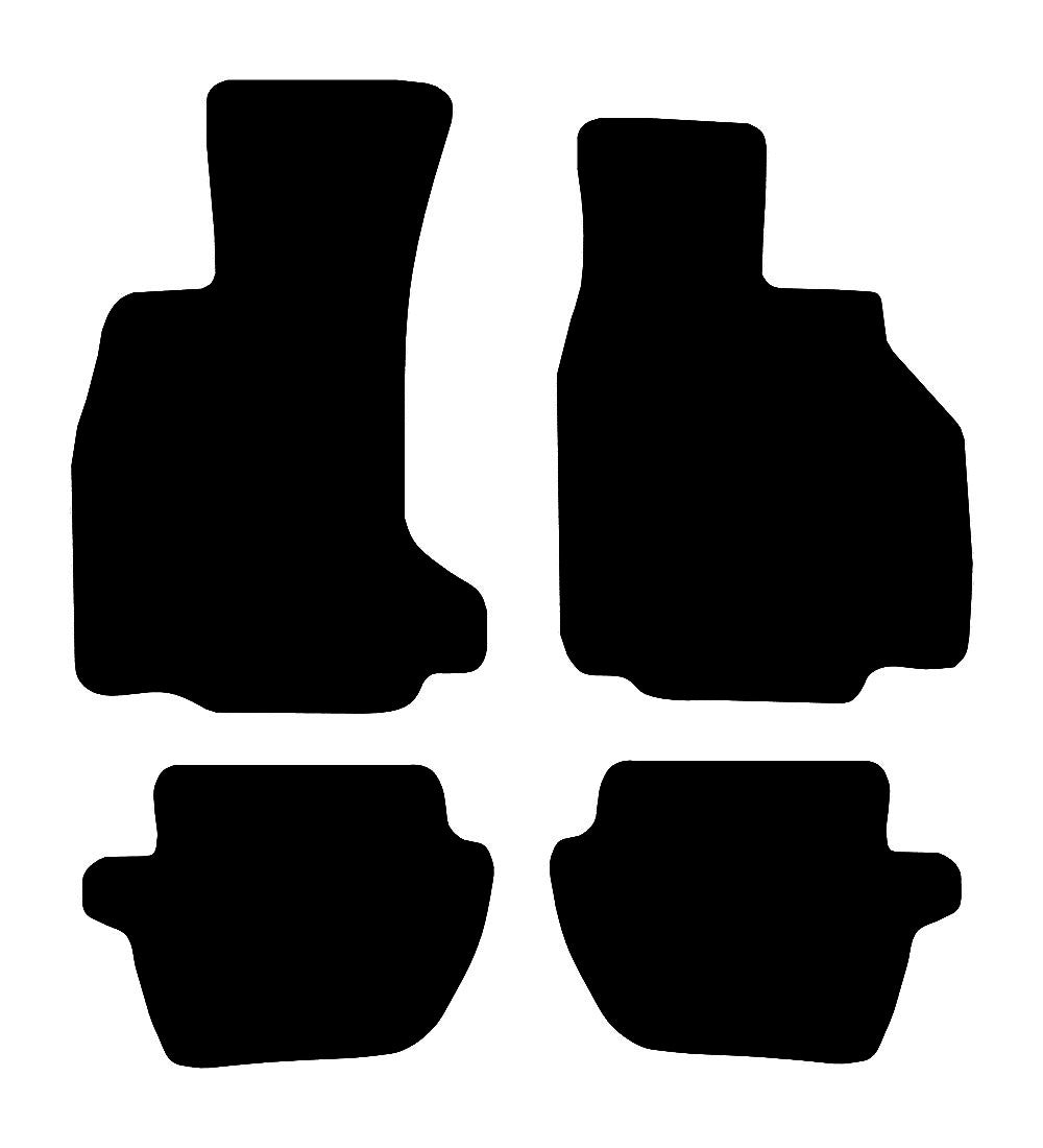 Porsche 911 (996) (1998-2004) Car Mats (With Bose System) Mat Shape