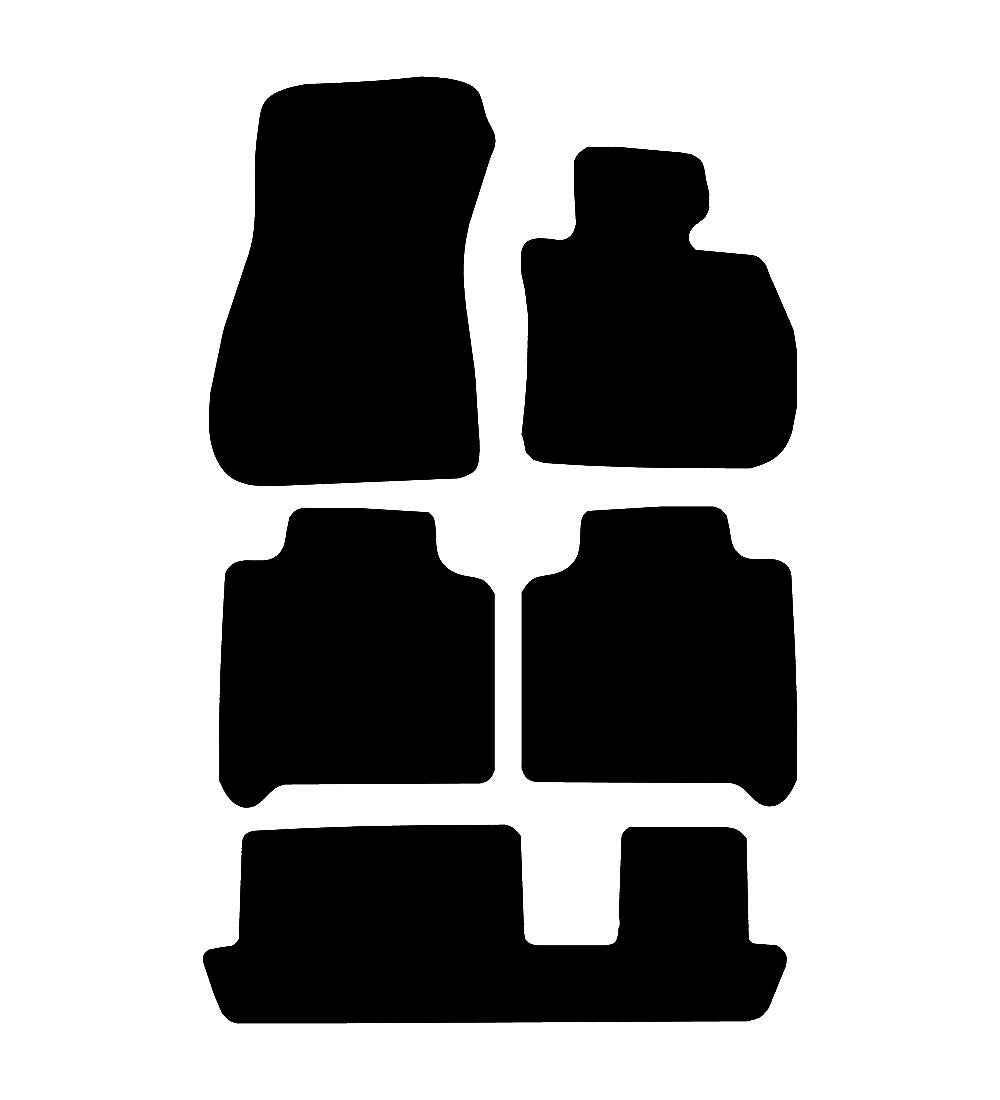 BMW 6 Series G32 (2017-2025) Car Mats Mat Shape