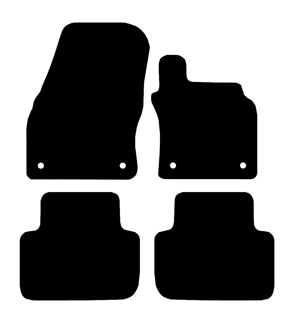 Audi Q3 (2018-2025) Car Mats Mat Shape