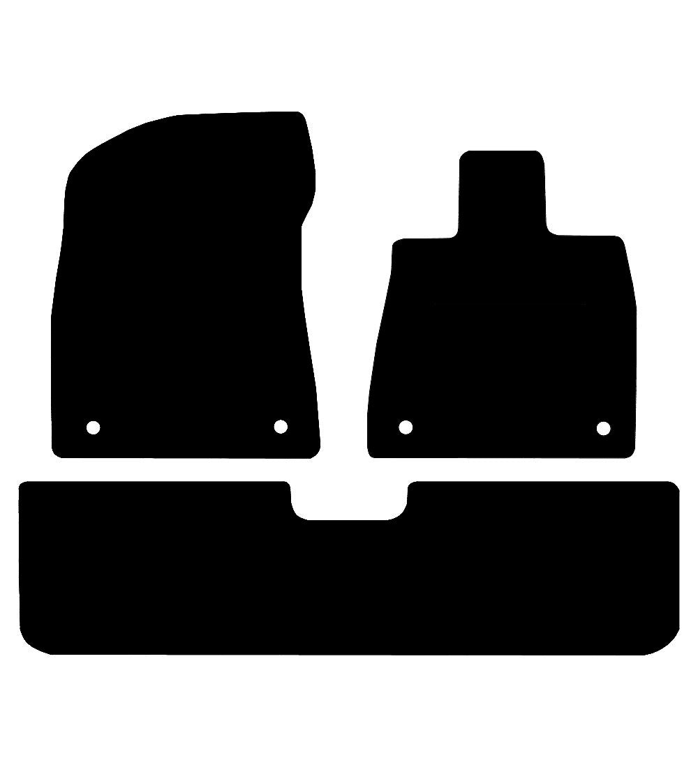 Lexus RX 450H (2016-2024) Car Mats Mat Shape