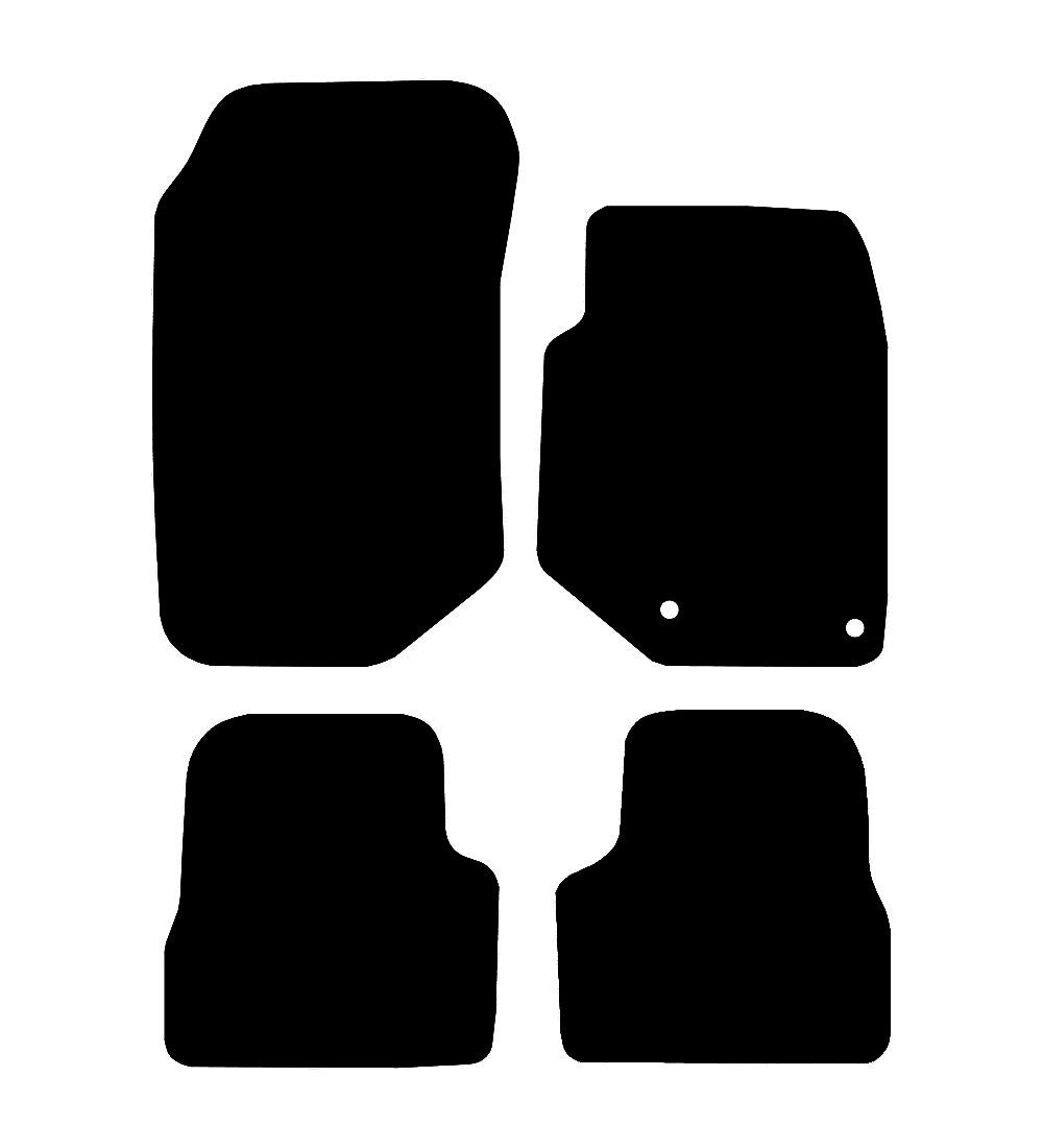 Citroen DS7 Crossback (2017-2024) Car Mats Mat Shape