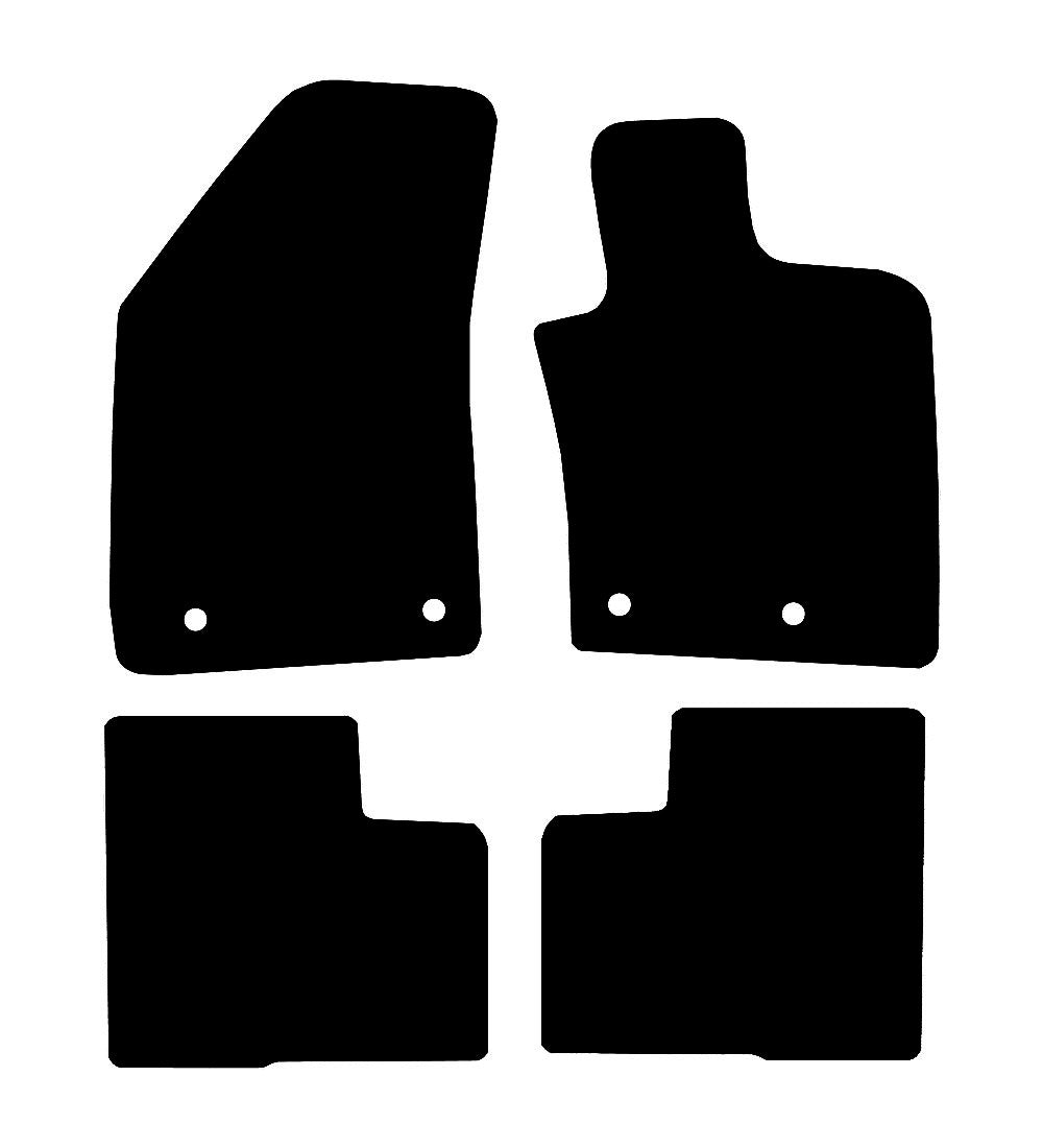 Fiat Tipo Automatic (2016-2026) Car Mats Mat Shape
