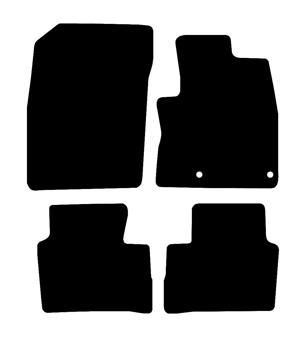 Nissan Qashqai (J12) (2021-2025) Car Mats (Mild Hybrid) Mat Shape