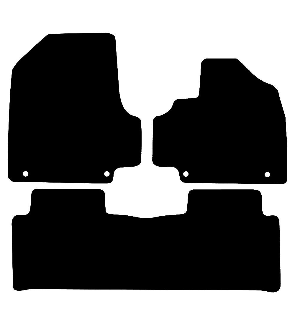 Hyundai Ioniq 5 (2020-2026) Car Mats (Fixed Centre Console) Mat Shape