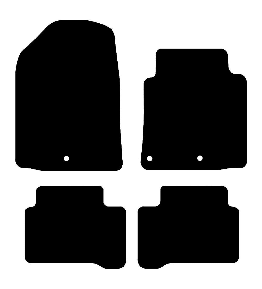 Hyundai Ioniq Hybrid (2020-2025) Car Mats Mat Shape