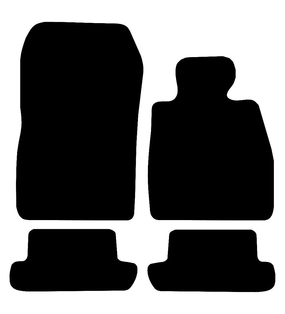 BMW 8 Series G15 Coupe (2018-2025) Car Mats (2-door) Mat Shape