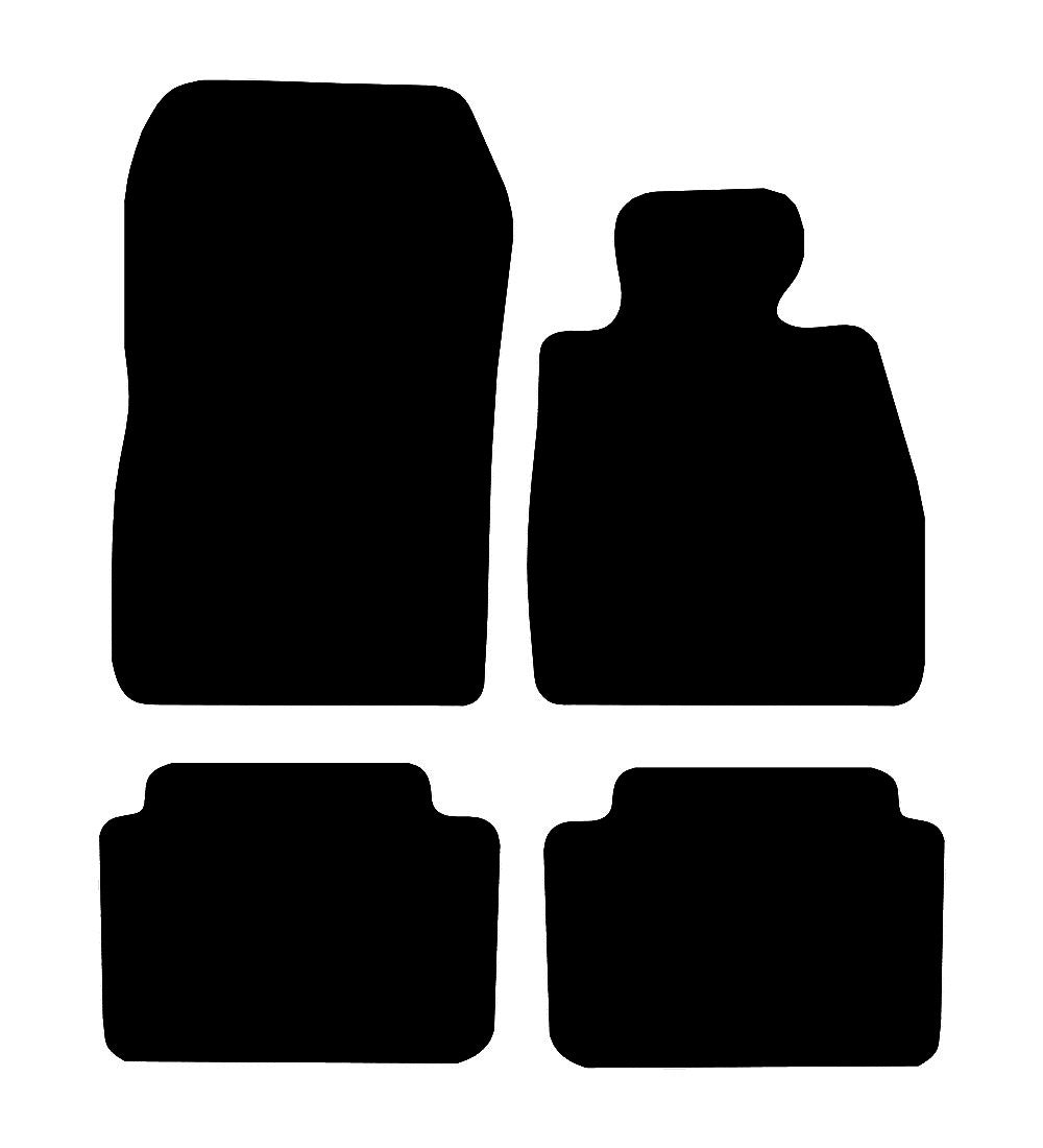 BMW 8 Series G16 Gran Coupe (2018-2025) Car Mats (4-door) Mat Shape