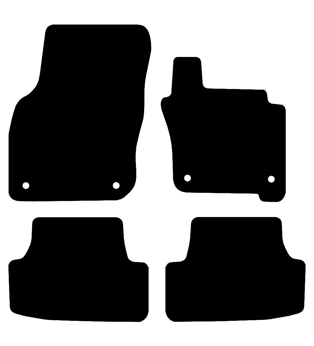 Volkswagen Golf MK8 (2019-2024) Car Mats (Plug in Hybrid) Mat Shape