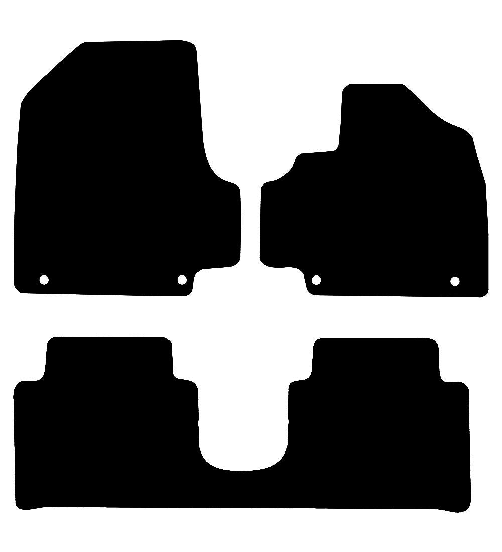 Hyundai Ioniq 5 (2020-2026) Car Mats (Sliding Centre Console) Mat Shape