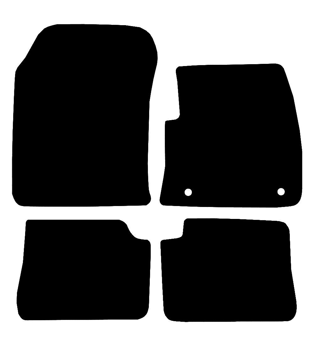 Peugeot 2008 EV (2020-2026) Car Mats (Electric) Mat Shape