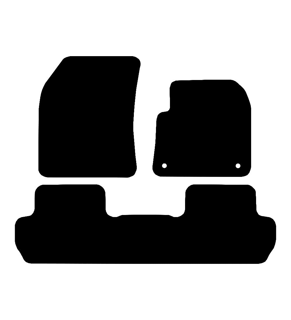 Peugeot 3008 (2022-2024) Car Mats (Hybrid) Mat Shape
