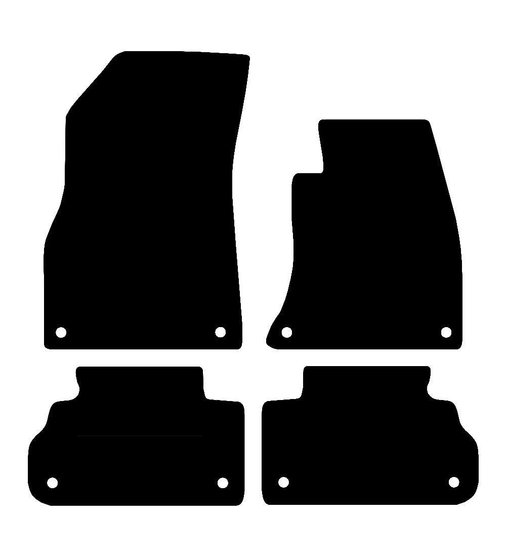 Audi Q5 (2017-2025) Car Mats Mat Shape