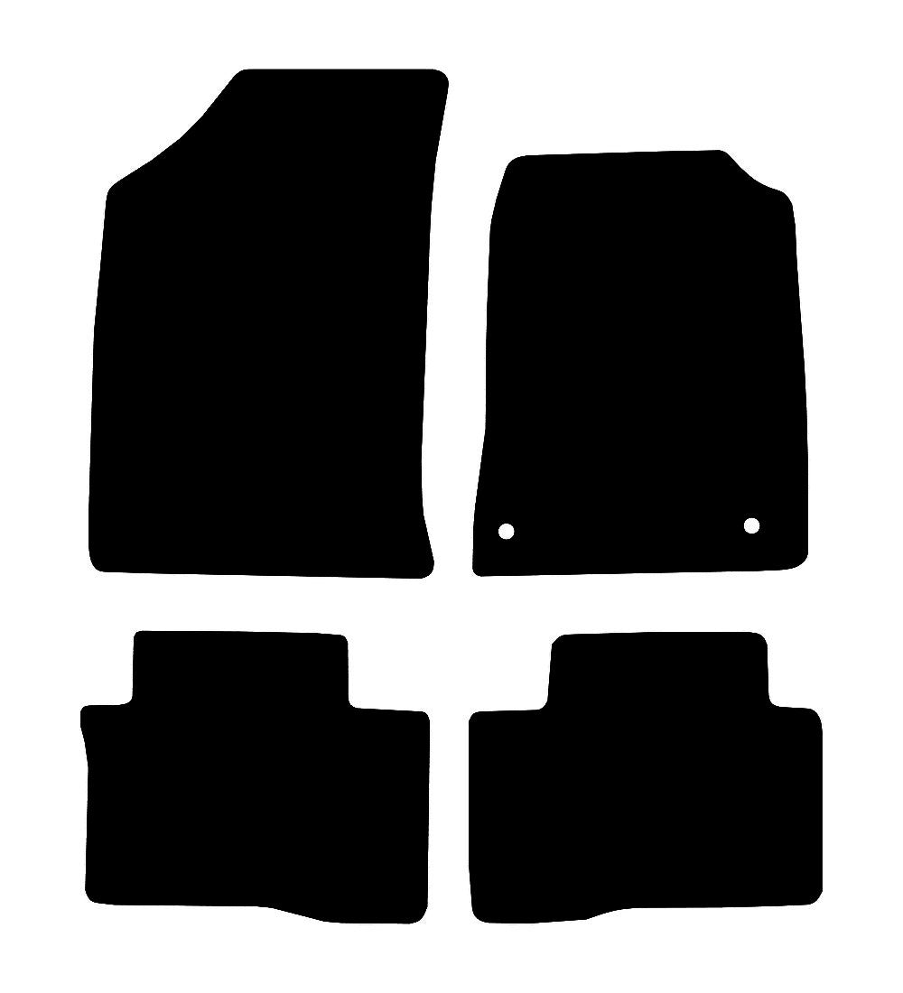 Ssangyong Rexton Manual (2003-2013) Car Mats Mat Shape