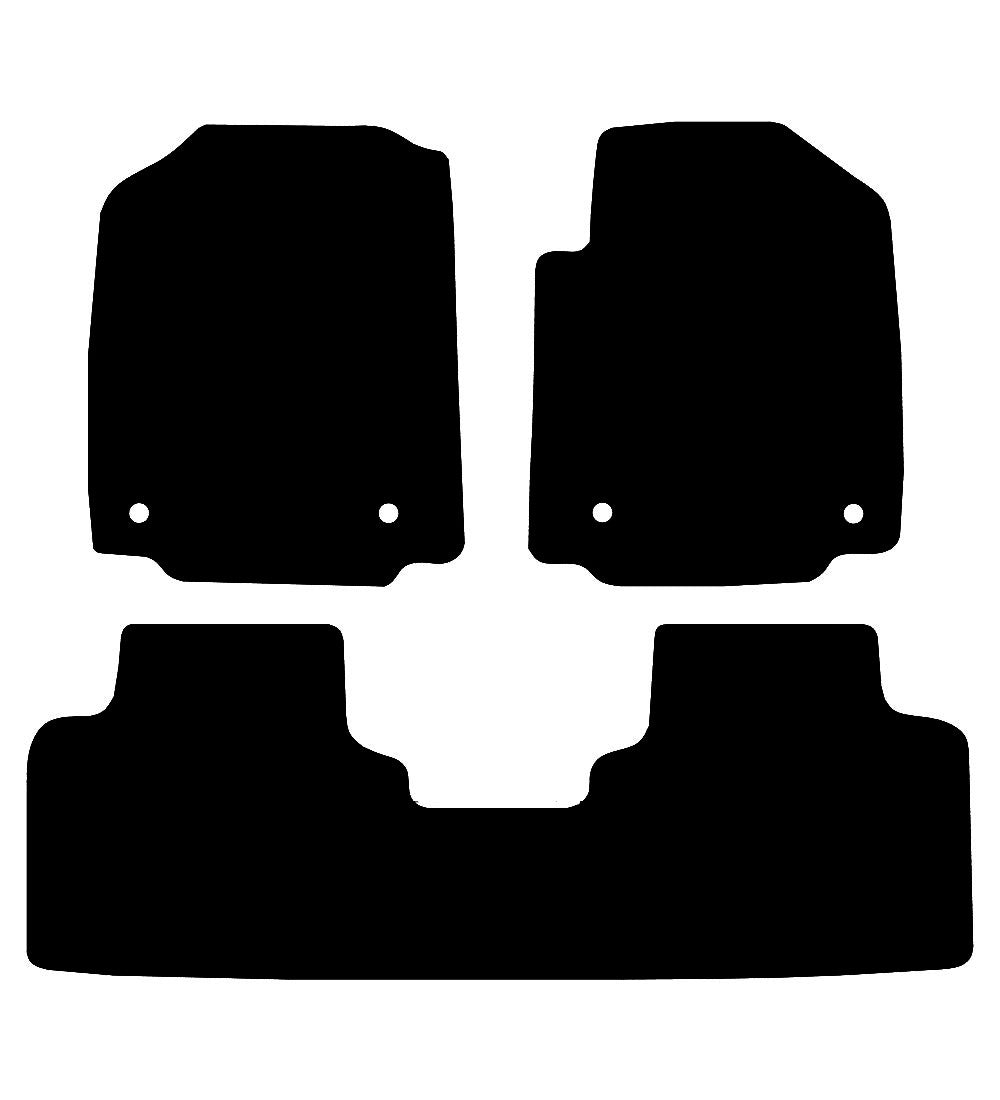 MG GS (2016-2024) Car Mats Mat Shape