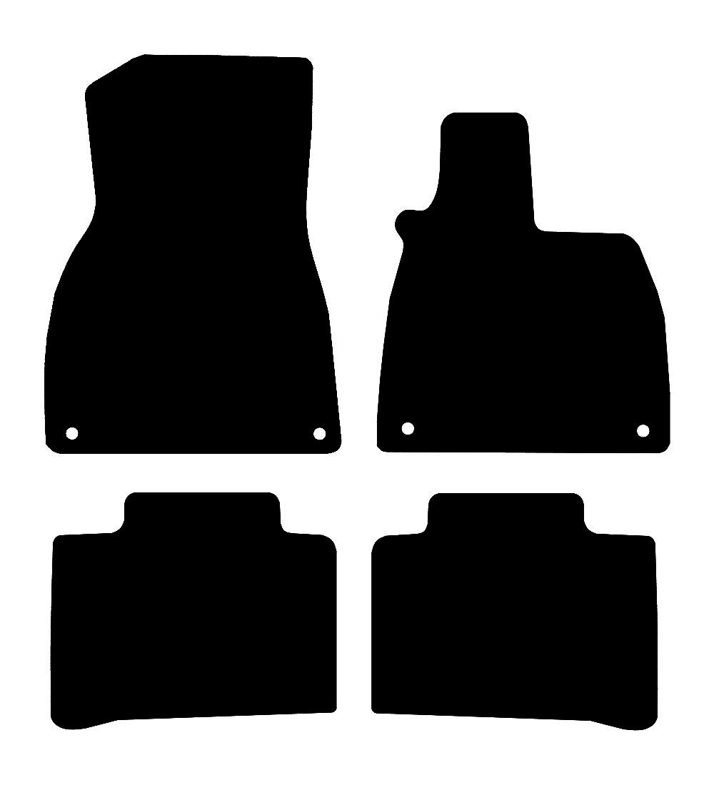 Mercedes EQS (2021-2024) Car Mats Mat Shape
