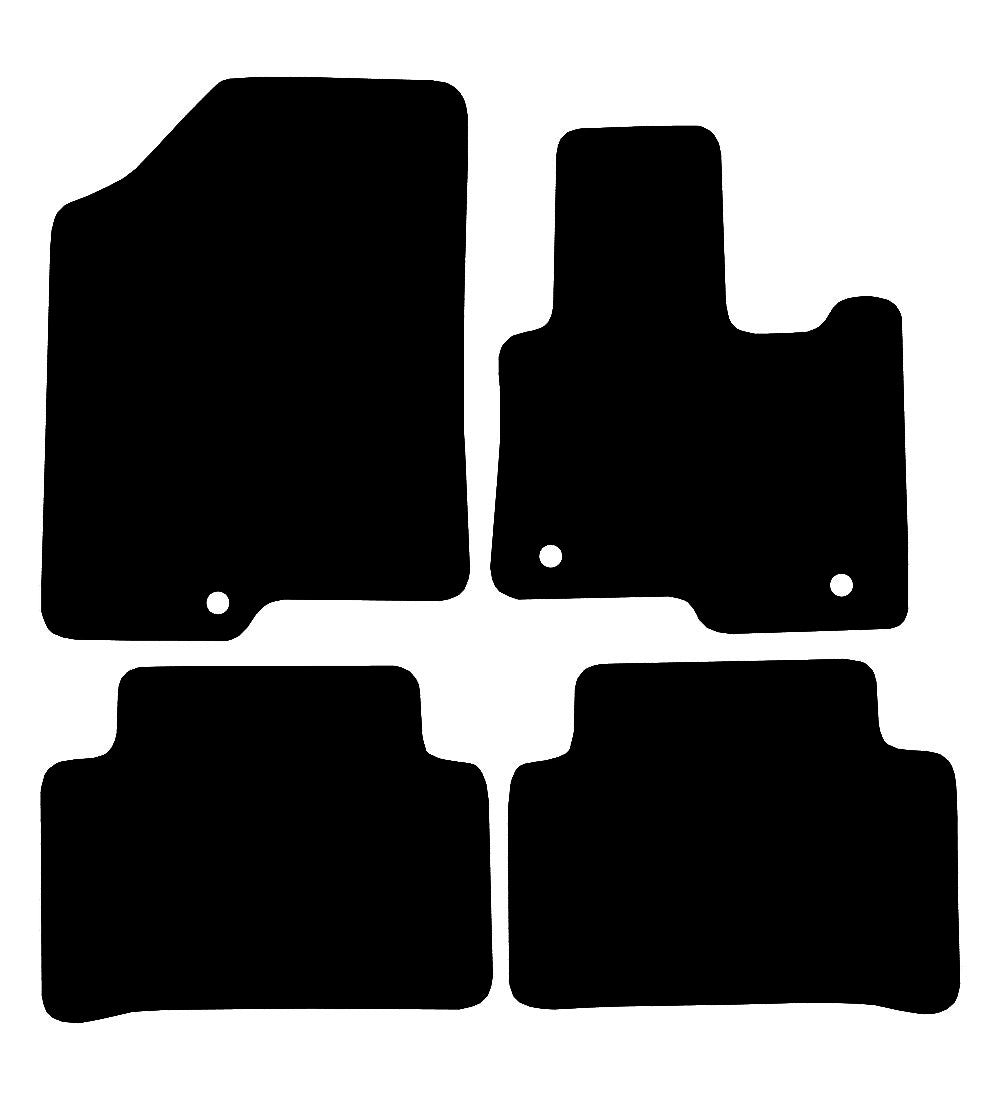 Kia Sorento (2020-2025) Car Mats (Hybrid) Mat Shape