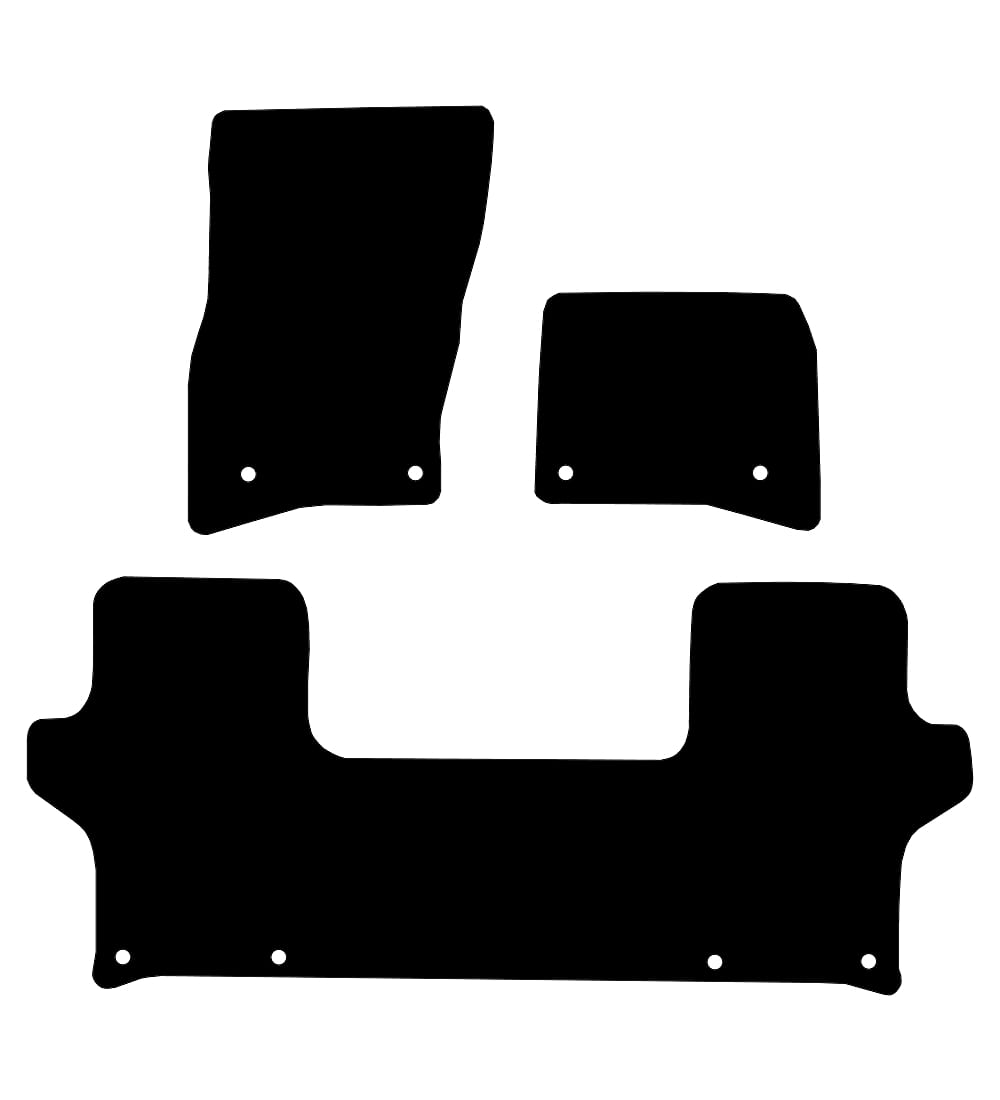 Land Rover 90 (2020-2024) Car Mats (3-Door) Mat Shape