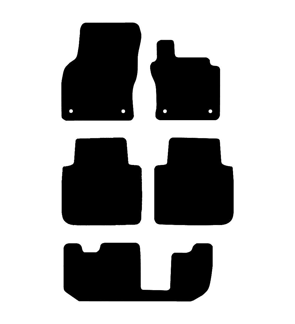 Seat Tarraco (2018-2024) Car Mats (4 Clips) Mat Shape