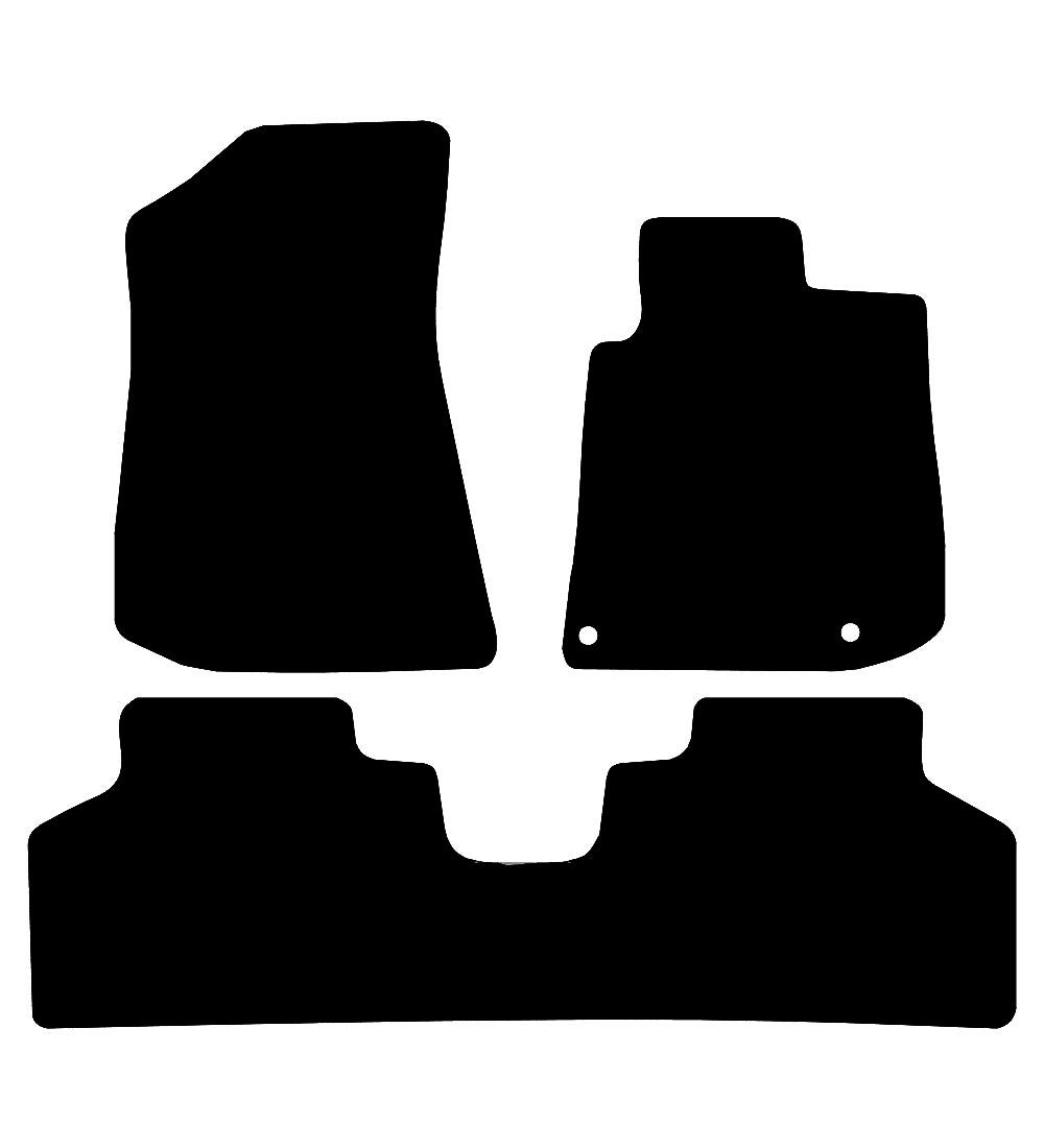 Kia Niro EV (2022-2025) Car Mats Mat Shape