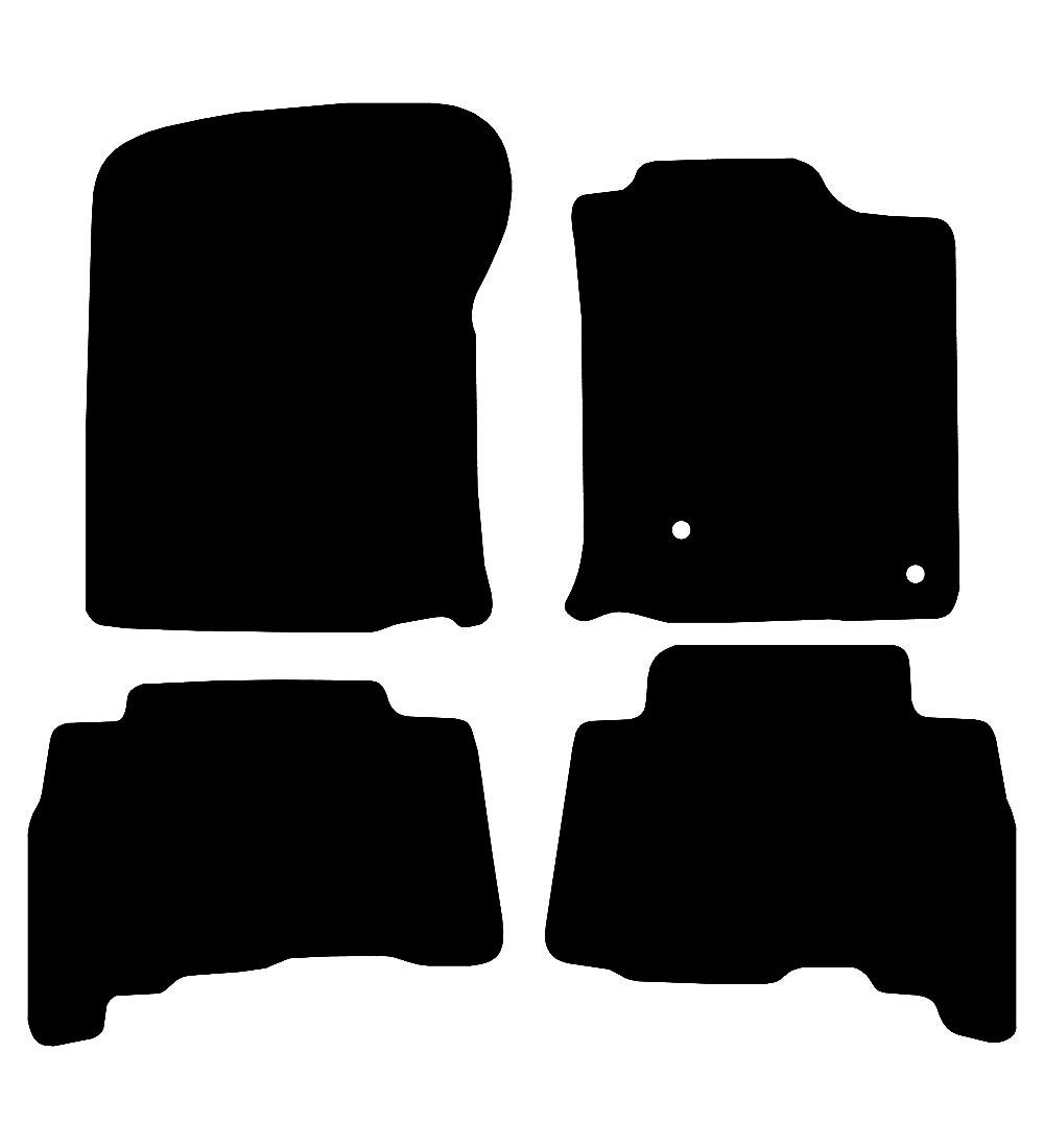 Toyota Land Cruiser (2020-2024) Car Mats Mat Shape