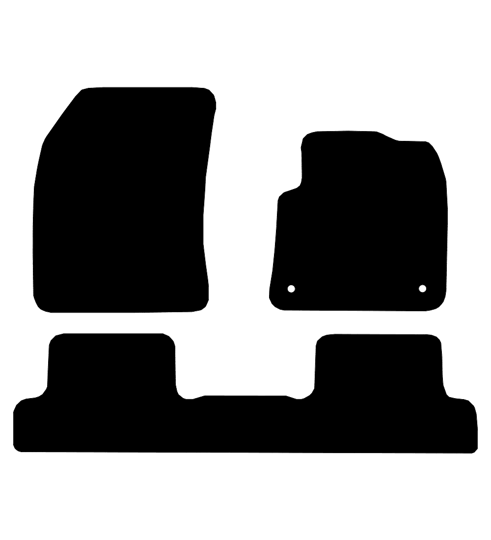 Peugeot 3008 (2022-2024) Car Mats (Hybrid) Mat Shape