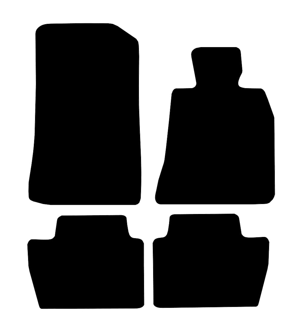 BMW 4 Series G22 & G23 Coupe (2020-2025) Car Mats Mat Shape