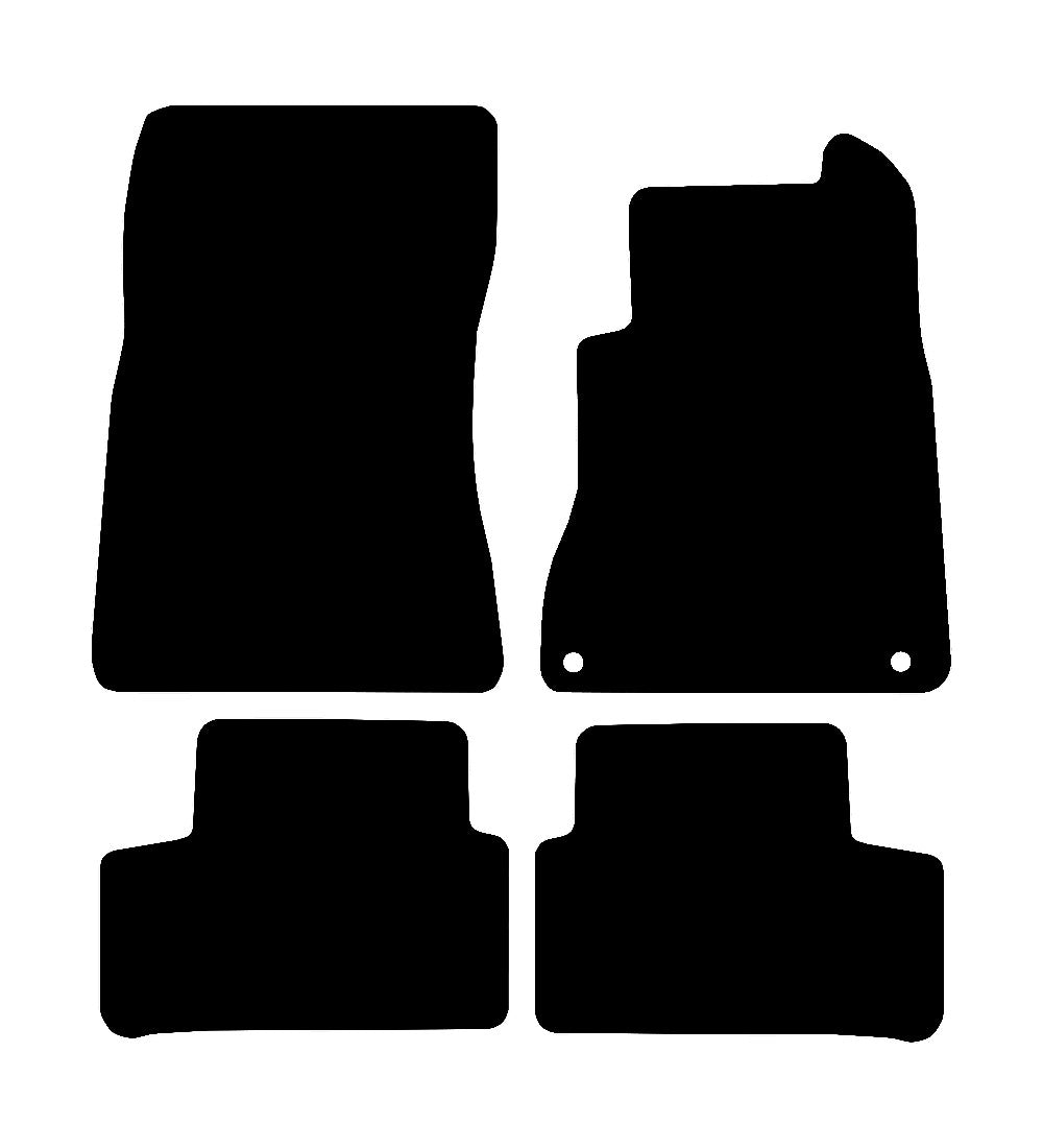 Mercedes A Class (2019-2024) Car Mats Mat Shape