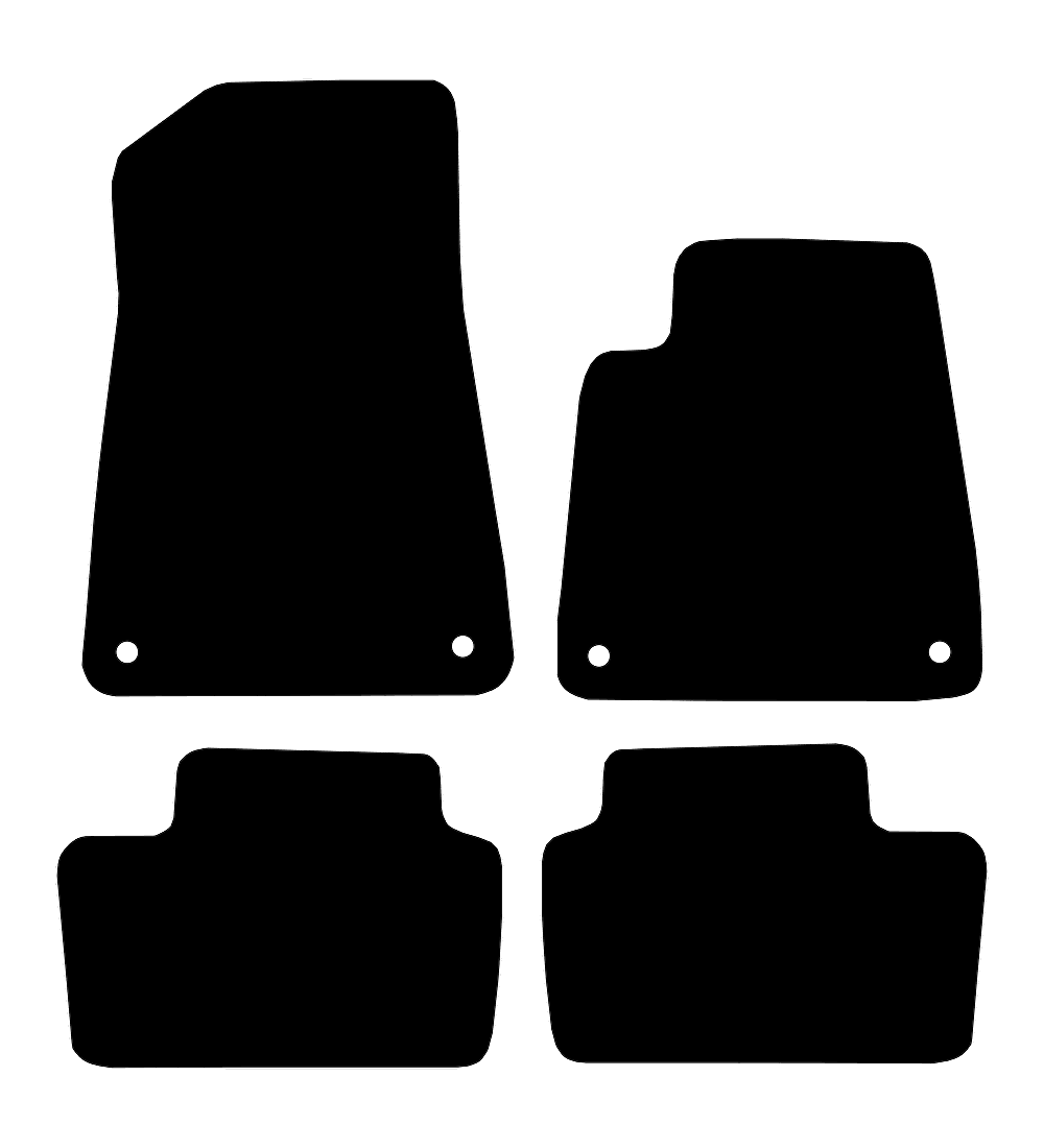 Polestar 2 (2020-2026) Car Mats (4-piece) Mat Shape
