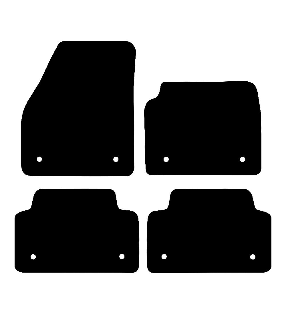 Jaguar E-Pace (2021-2024) Car Mats Mat Shape