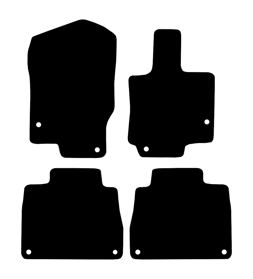 Mercedes GLE Coupe (2019-2026) Car Mats Mat Shape