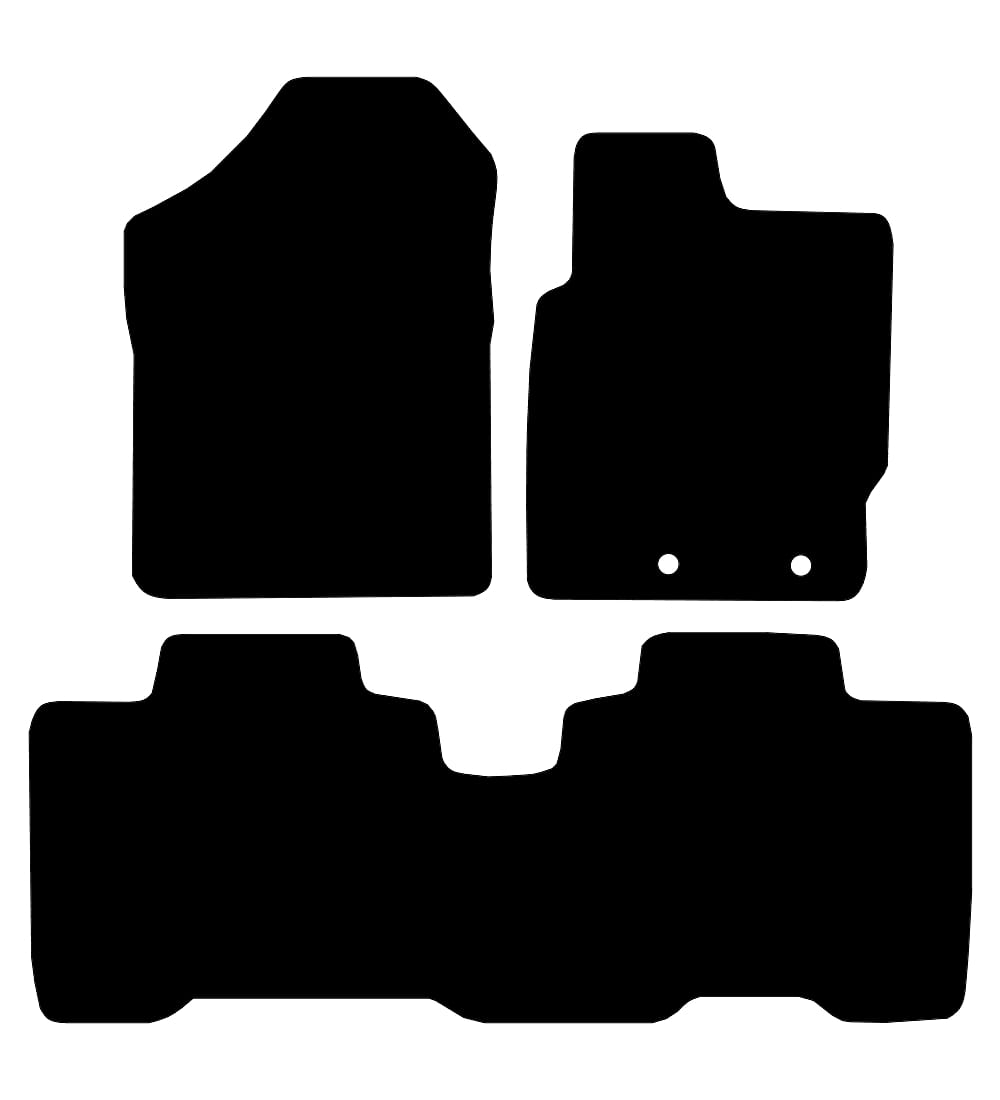 Toyota Verso S (2011-2013) Car Mats Mat Shape